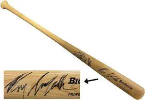 Roy Campanella signed Adirondack 302 Whip Action White Ash Bat- Beckett Review (Brooklyn Dodgers/Big Stick Professional Model)