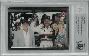 Teresa Earnhardt signed 1992 Maxx/Charlotte Talladega NASCAR Racing Card #281– BAS/Beckett #00012552701 (Dale Earnhardt, Sr.)