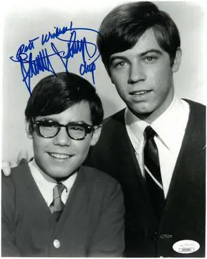 Stanley Livington signed My Three Sons B&W 8x10 Photo Best Wishes & Chip- JSA #EE63667