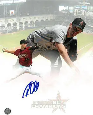 Roy Oswalt signed Houston Astros 8x10 Photo- AWM Hologram (2005 NL Champions)