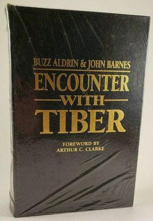 Buzz Aldrin signed Encounter With Tiber Flat Signed Press Leather Book #643/1500 (Apollo 11)