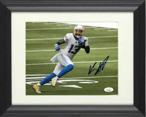 Keenan Allen signed Los Angeles/San Diego Chargers 8x10 Photo Custom Framing- JSA Witnessed