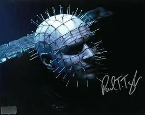 Paul T. Taylor signed Hellraiser: Judgement Pinhead 8x10 Photo- Radtke Hologram