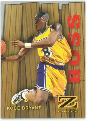 Kobe Bryant 1997-98 Skybox Z Force Super Boss Card #3B (Los Angeles Lakers)