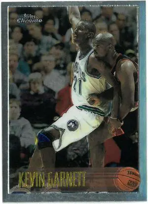 Kevin Garnett 1996-97 Topps Chrome Card #45 (Minnesota Timberwolves/2nd Year)