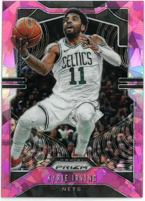 Kyrie Irving 2019-20 Panini Pink Cracked Ice Card #201 (Boston Celtics)