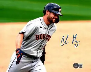 Chas McCormick signed Houston Astros 8x10 Photo #20- Beckett Witnessed Hologram
