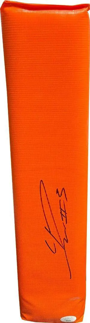 Calvin Ridley signed Full Size Football End Zone 18" Pylon #3- JSA #HH06504 (Alabama Crimson Tide/Atlanta Falcons)