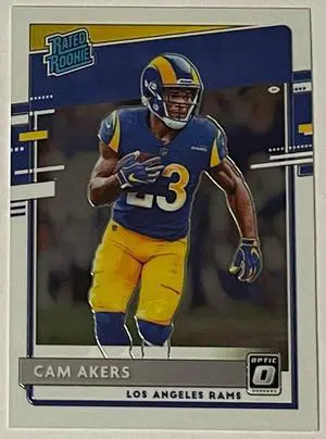 Cam Akers 2020 Panini Donruss Optic Rookie Card (RC) #175 (Los Angeles Rams)