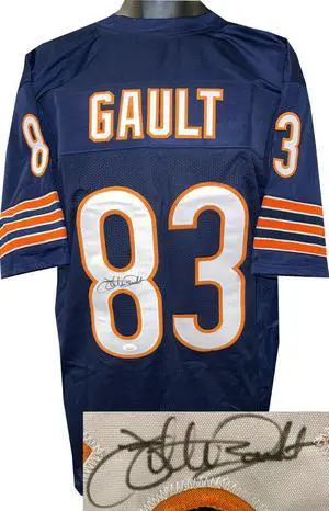 Willie Gault signed Chicago Navy TB Custom Stitched Pro Style Football Jersey- JSA Witnessed #WPP419425