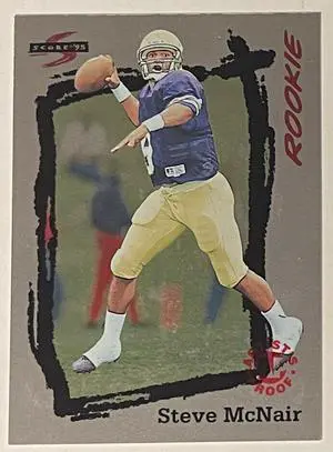 Steve McNair 1995 Score Siege Artist Proof Rookie Card (RC) #248 (Houston Oilers/Alcorn State)