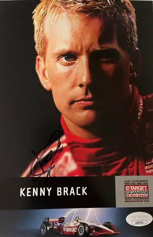 Kenny Brack signed Target Chip Ganassi Indy Car Racing 6x9 Photo- JSA #LL60514