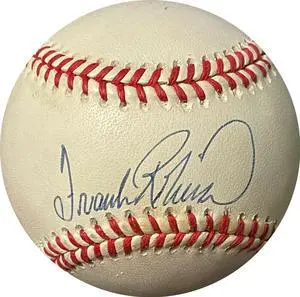 Frank Robinson signed Official Rawlings ROAL American League Baseball very minor tone spots– UDA #UDE17920 (Baltimore Orioles)