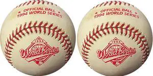 1994 Rawlings MLB World Series Official Baseball- Pair/Set X 2/ Strike Season / Minor Tone