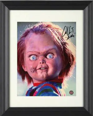 Alex Vincent signed Child's Play 8x10 Photo "Andy" with Chucky Custom Framing- AWM Hologram