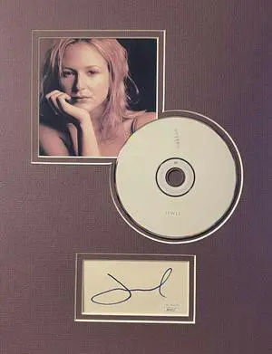 Jewel signed 3x5 Cut w/ 1998 Spirit Cover w/ CD- JSA #RR76717 Matted 11x14 (singer/songwriter)