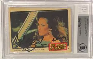 Catherine Bach signed 1981 The Dukes of Hazzard Trading Card #31 Daisy- BAS/Beckett Encapsulated