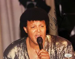 Chubby Checker signed 8X10 Photo w/97- JSA #KK96857 (The Twist)