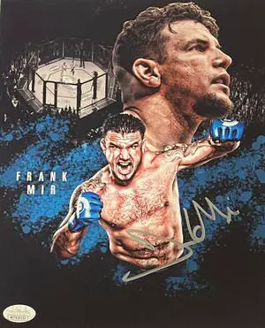 Frank Mir signed UFC Ultimate Fighting Championship/MMA Collage 8x10 Photo- JSA Witnessed