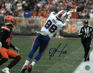 Dawson Knox signed Buffalo Bills 8x10 Photo #88- AWM Hologram