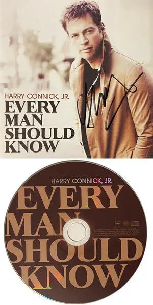 Harry Connick, Jr Signed 2013 Every Man Should Know Album Cover Booklet w/ CD – Beckett Review (Columbia Records)