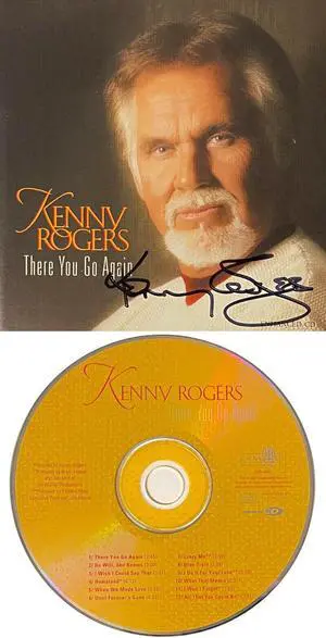Kenny Rogers signed 2000 There You Go Again Album Cover Booklet w/ CD, Case-Beckett Review  (Dreamcatcher Records)