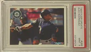 Alex Rodriguez 1994 Fleer Update Rookie Card #U86- PSA Graded 9 Mint (Seattle Mariners)