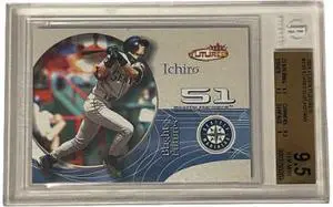 Ichiro Suzuki 2001 Fleer Futures Rookie Card #230- SP 1663-2499- BGS Graded 9.5 Gem Mint (Subgrades/Mariners)