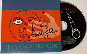 Elvis Costello signed 2020 Hey Clockface Album Hard Cover Booklet w/ CD (English/British Singer-Songwriter)