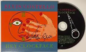 Elvis Costello signed 2020 Hey Clockface Album Hard Cover Booklet w/ CD (English/British Singer-Songwriter)