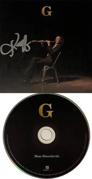Kenny G signed 2021 New Standards 5x5 Art Card w/ Album Cover Booklet & CD (Concord Records/Jazz Legend)