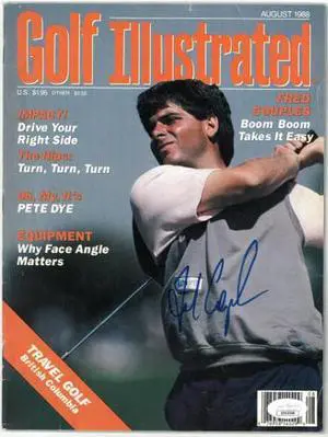 Fred Couples signed Golf Illustrated Full Magazine August 1988 minor cover wear- JSA #EE63348 (no label)