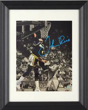 Glen Rice signed Michigan Wolverines Spotlight 8x10 Photo Custom Framing- AWM Hologram (National Champs)
