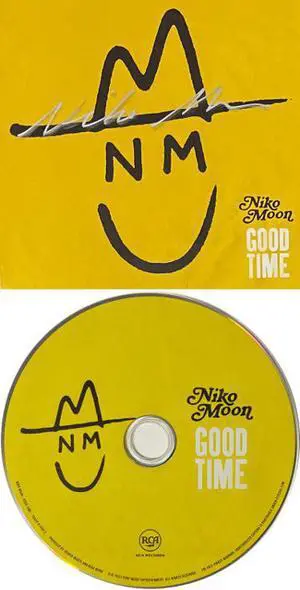 Niko Moon signed 2020 GOOD TIME Album Cover Booklet w/ CD  & Case COA (No Sad Songs)