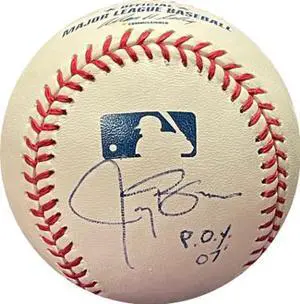 Jay Bruce signed Rawlings Official Major League Baseball POY 07- PSA #H12599 (Cincinnati Reds)
