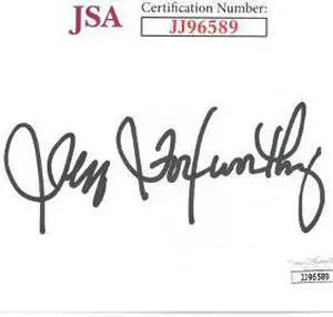Jeff Foxworthy signed 3x5 Index Card- JSA #JJ96589 (Comedian/Blue Collar Comedy)