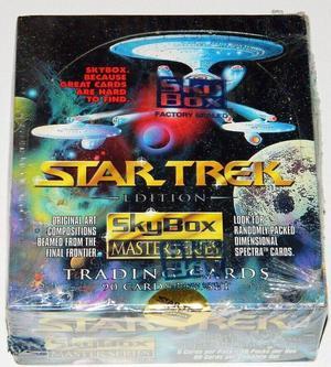 1993 Skybox Star Trek Master Series Factory Sealed Box 36 Packs6 CPP