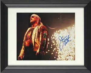 Jesse Ventura signed WWF The Body Legend 8x10 Photo Custom Framing- JSA Witnessed (Governor/Actor)