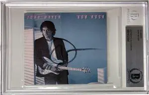 John Mayer signed 2021 Sob Rock CD Insert Card- Beckett/BAS Encapsulated
