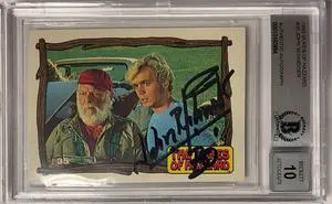 John Schneider signed 1983 Dukes of Hazzard Trading Card #35 w/ Bo- BAS/Beckett Graded 10 Autograph