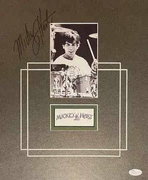 Mickey Hart signed Grateful Dead 11.5x14 Custom Mat w/3.5x5.5 Photo- JSA #Q17222
