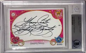Mary Costa signed Custom Sleeping Beauty Trading Card- BAS/Beckett Encapsulated (Voice of Sleeping Beauty)