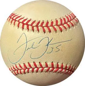 Frank Thomas signed ROAL Official Rawlings American League Baseball #35 minor tone (Chicago White Sox/Toronto Blue Jays)