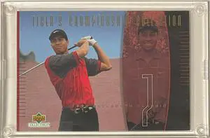Tiger Woods 2001 Upper Deck Tiger's Championship Collection 3.5x5 PGA Golf Card #TCC7 -2478/3000 (1998 Bellsouth Classic)