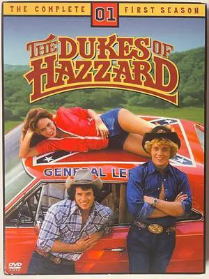 Dukes of Hazzard signed 3 Sig 1st Season DVD/3 Disc Set- JSA- Tom Wopat -Luke, John Schneider -Bo & Catherine Bach -Daisy