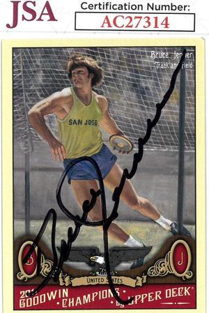 Bruce Caitlyn Jenner signed 2011 Upper Deck Card #92- JSA #AC27314 (Olympics/Decathlon)