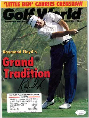 Raymond Floyd signed Golf World Full Magazine 4/8/1994- JSA #EE63286 (US Open Champion)