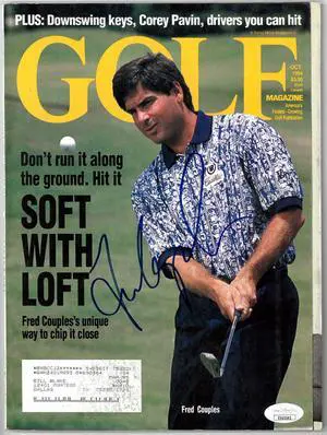 Fred Couples signed Golf Full Magazine October 1994- JSA #EE63342