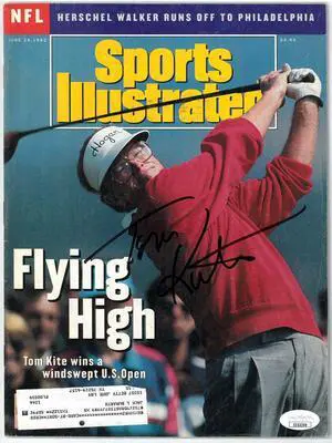 Tom Kite signed Sports Illustrated Full Magazine June 29, 1992- JSA #EE63249 (US Open)