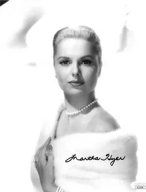 Martha Hyer signed Vintage B&W 8x10 Photo- JSA #II11028 (Hollywood Actress)